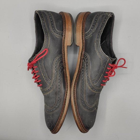 Allen Edmonds Men's Neumok Wingtip Leather Shoes - Picture 7 of 9
